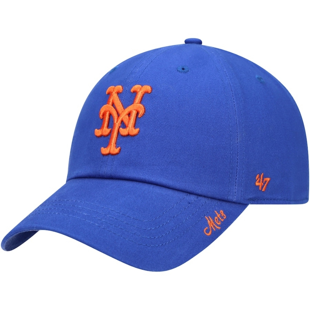 New York Mets '47 Women's Team Miata Clean Up Adjustable Hat - Royal/Orange